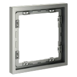 Рамка пластиковая VOLTUM S70 на 1 пост, (сталь)