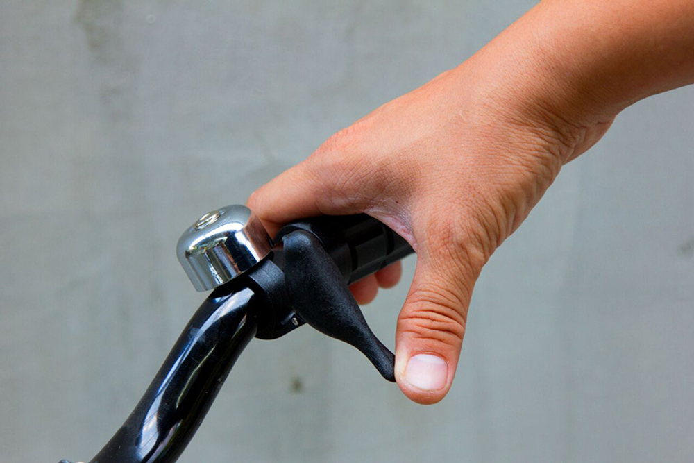 Звонок велосипедный bird, черный