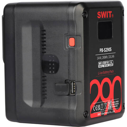 Аккумулятор SWIT PB-S290S V-Mount для кинокамер 290 Втч разъемы D-Tap, USB-A