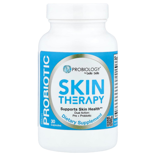 Belle+Bella, Probiology®, пробиотик для ухода за кожей, 30 капсул (15 млрд КОЕ в 1 капсуле)