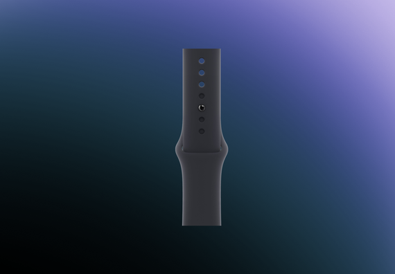 Часы Apple Watch Series 9 GPS 45mm Aluminum Case with Sport Band (Темная ночь) M/L