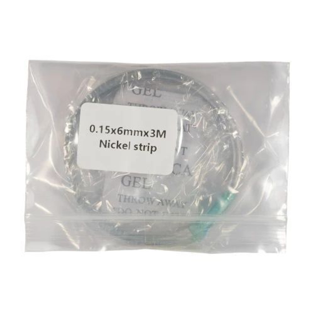 Никелированная лента для сварки и пайки аккумуляторов 0.15*6мм (3 метра)