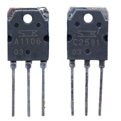 Транзистор 2SA1106 + 2SC2581 (TO-3P) комплиментарная пара
