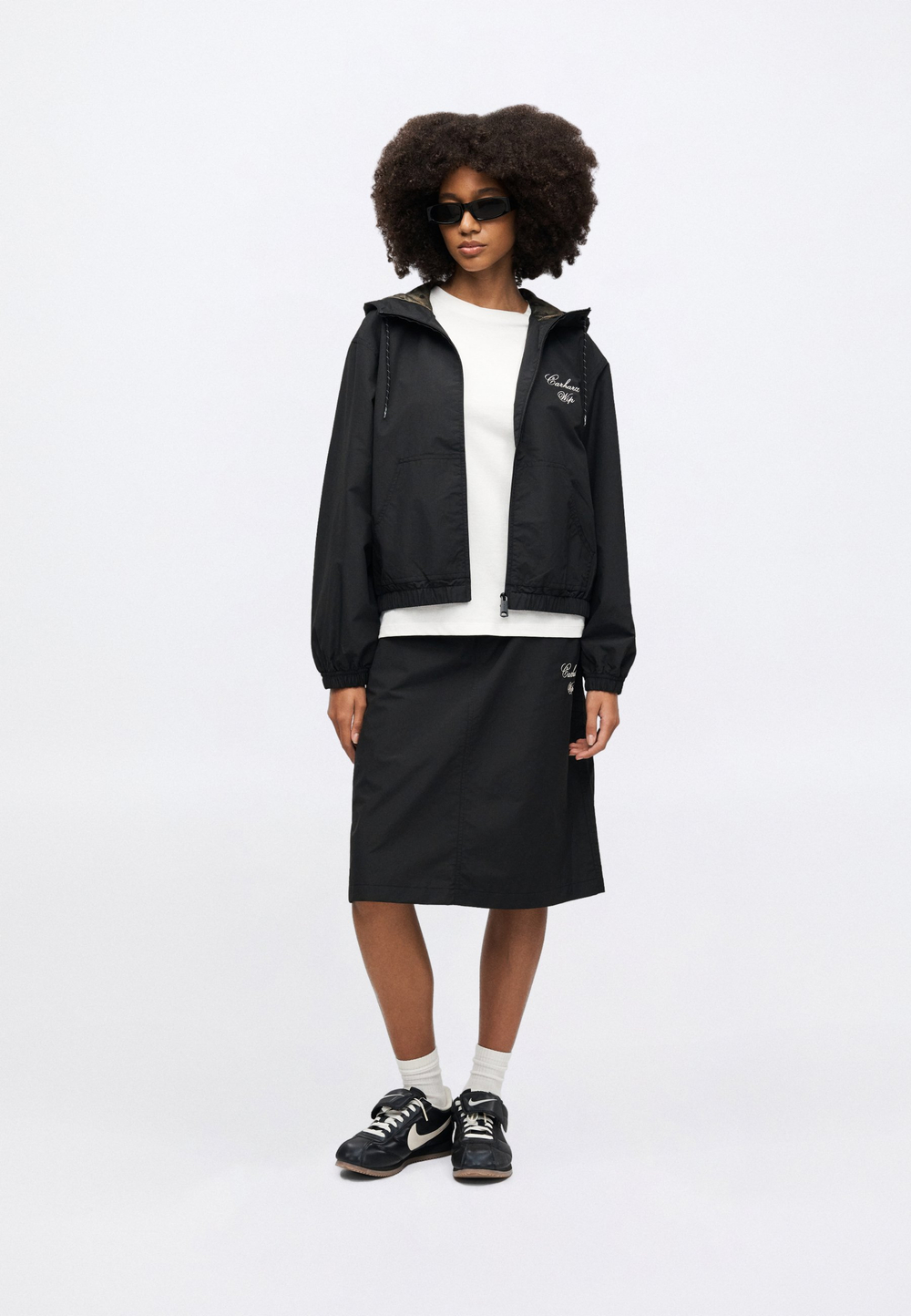 Carhartt WIP TRAVON - юбка А-силуэта - Чёрный