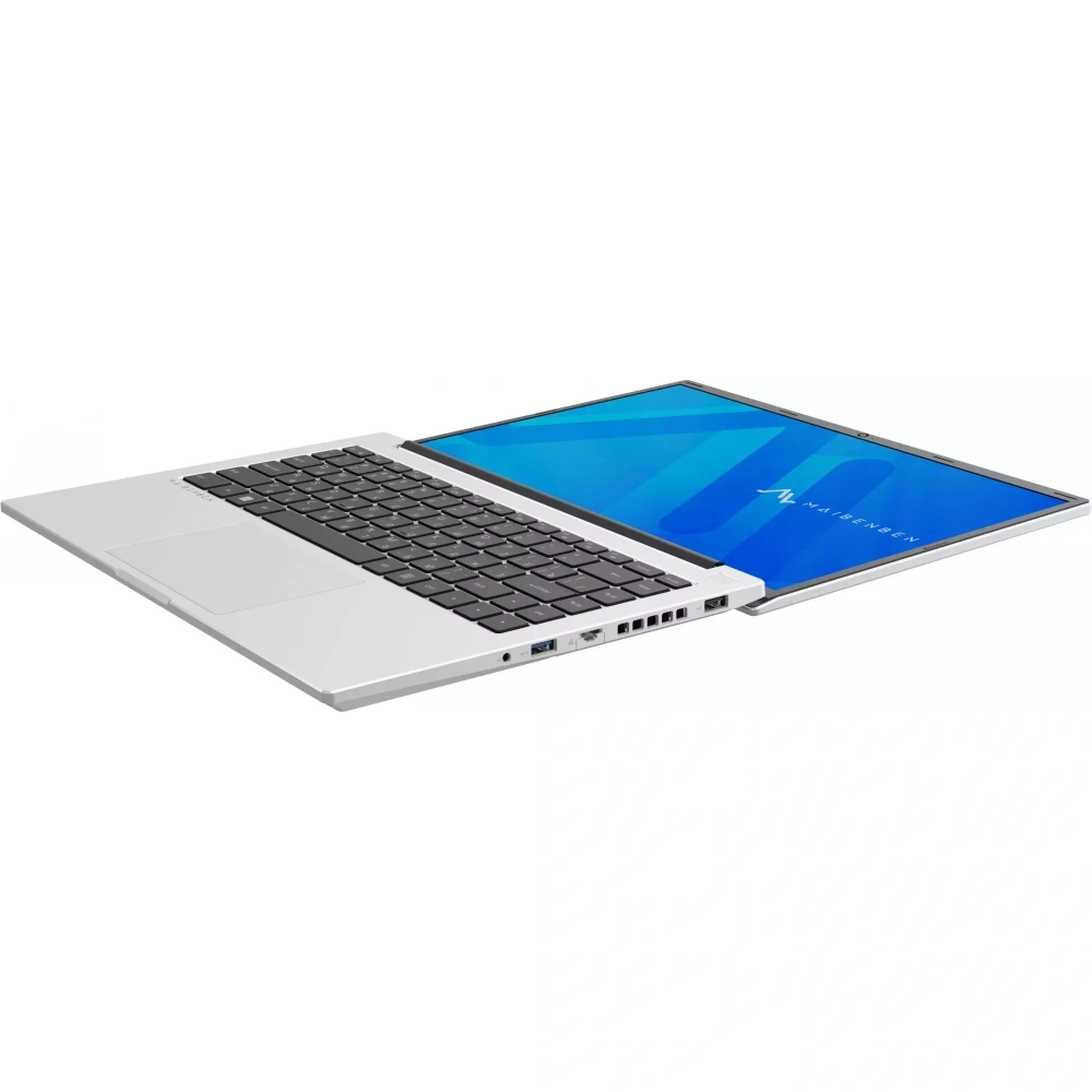 Ноутбук Maibenben S14B-R560UM 14.5" 3K 120Hz IPS AMD R5-6600H, 16Gb, 512Gb SSD, Linux, серебристый