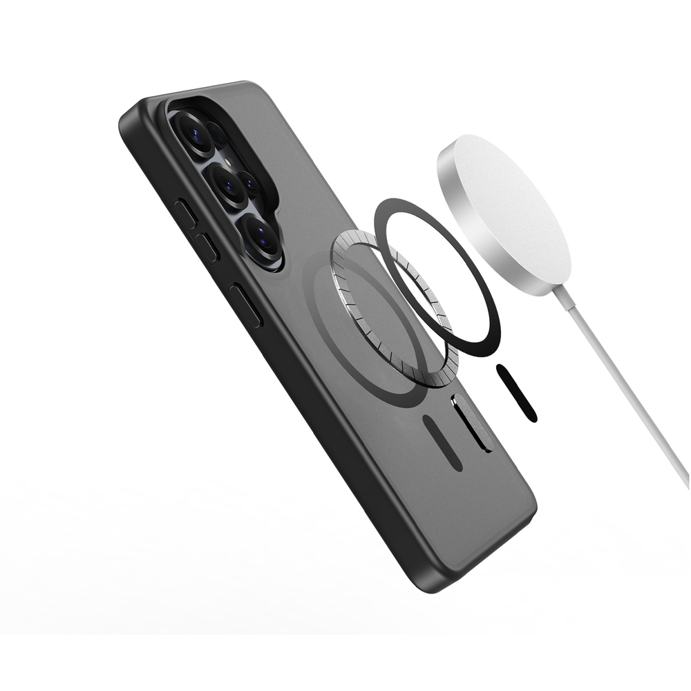 Чехол черного цвета с MagSafe для Samsung Galaxy S26 Ultra, серия Yind Series от Dux Ducis