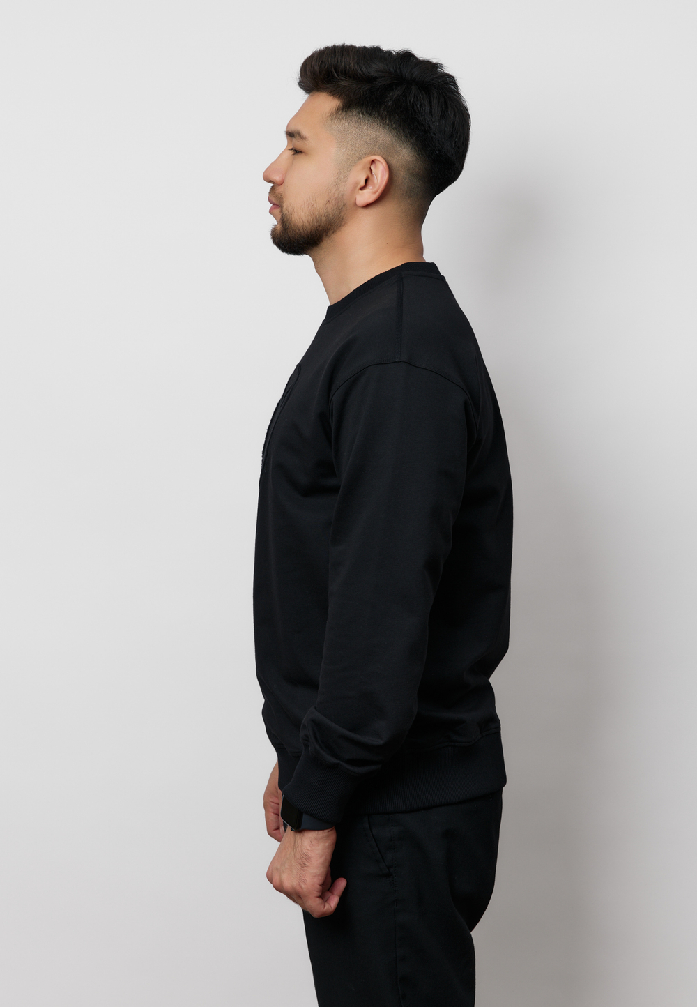 Свитшот SHANYRAQ APPLIQUE BLACK