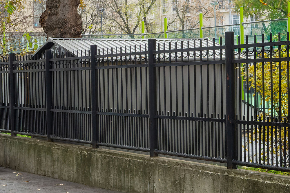 Сарай металлический Black Fox Panorama D