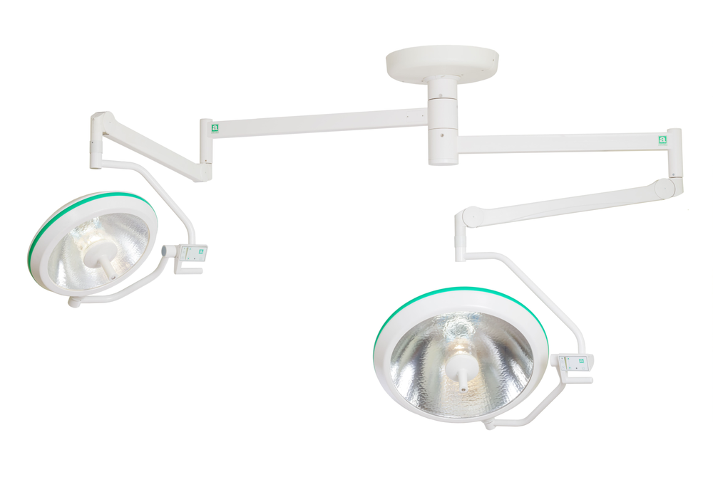 Потолочный двухблочный галогеновый светильник Аксима-720/520
