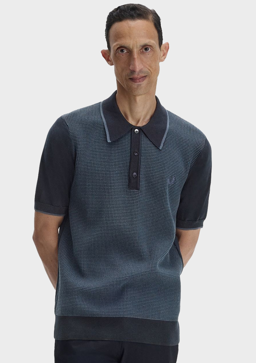 Джемпер-поло FRED PERRY Tonic Waffle Knitted Shirt