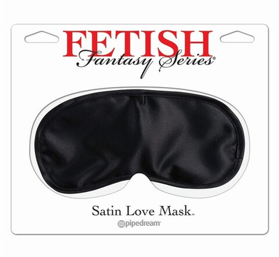 Маска на глаза из полиэстера Fetish Fantasy Series Satin Love Mask (Цвет: черный)