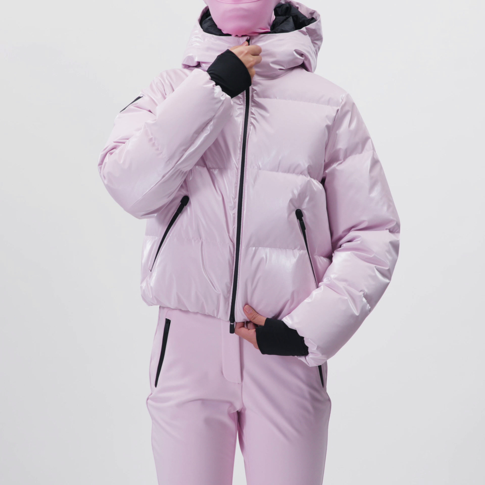 ZARA ВОДОНЕПРОНИЦАЕМАЯ КУРТКА С КАПЮШОНОМ, РОЗОВЫЙ