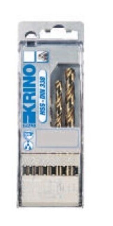 Набор сверл по металлу из быстрорежущей стали HSS+CO 2-8мм 6пр Krino 1155204