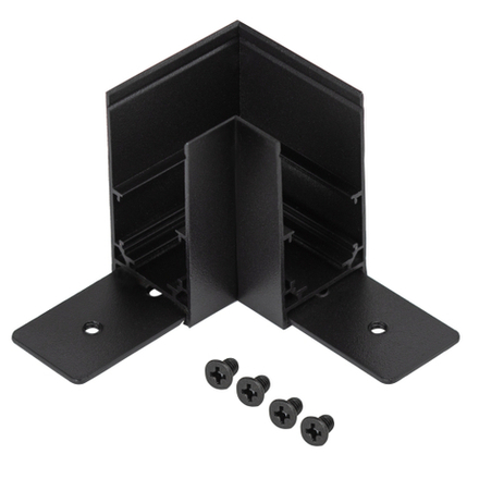 Соединитель ЭРА TRM-S20-CC BK для магнитного шинопровода угловой черный для системы NOVA