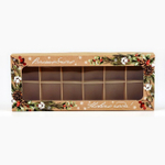 Коробка для 12 конфет Новогодняя ботаника, 26.5 х 10.5 х 3.5 см