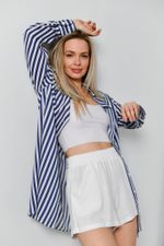 Блузка (рубашка) Тропический рай-2 Виотекс СИНИЙ