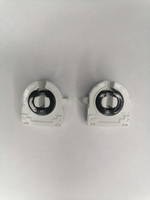 Патрон G13 2 штуки с ножками штырьки белый