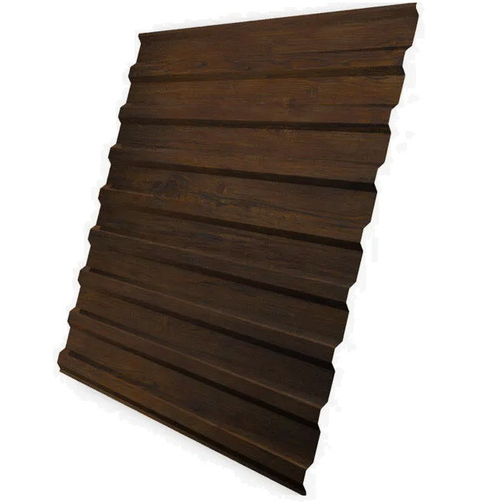 Профнастил С8 Grand Line Colority Print Elite 0,45 мм Chestnut Wood Twin Color