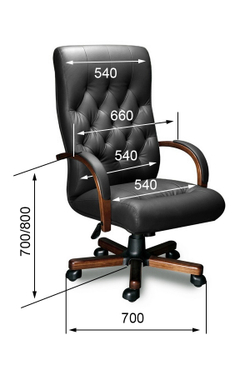 Кресло для руководителя OXFORD А LAGUNA LX