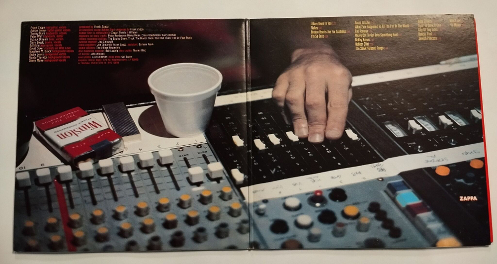 Винтажная виниловая пластинка LP Frank Zappa Sheik Yerbouti (UK 1979)