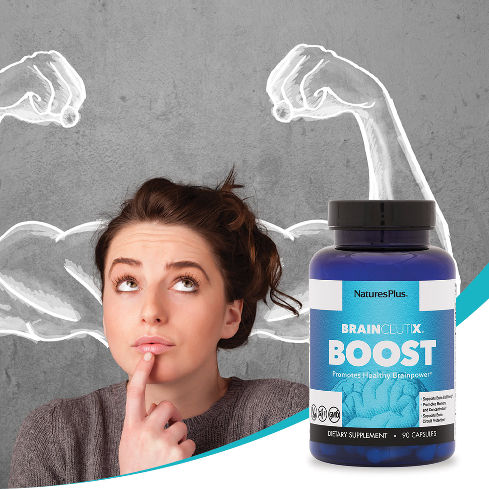 NaturesPlus, Brainceutix® Boost, 90 капсул