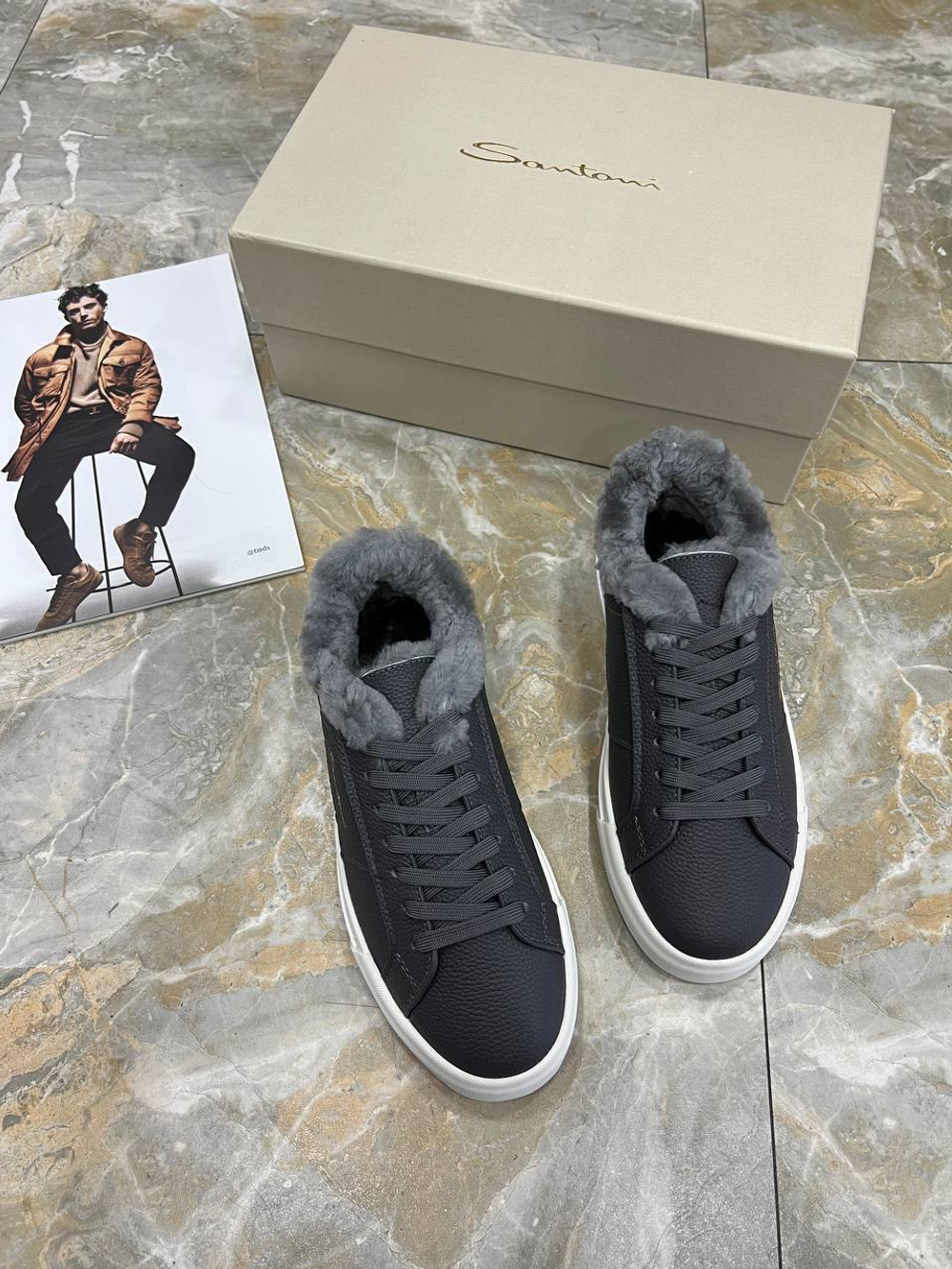 Кеды Santoni