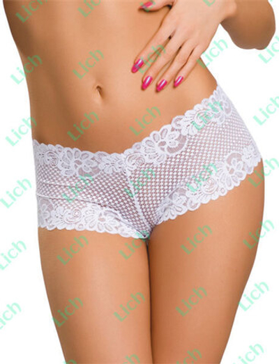 Кружевные белый шортики