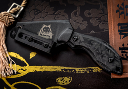 Туристический нож Hammy Elmax StoneWash Carbon