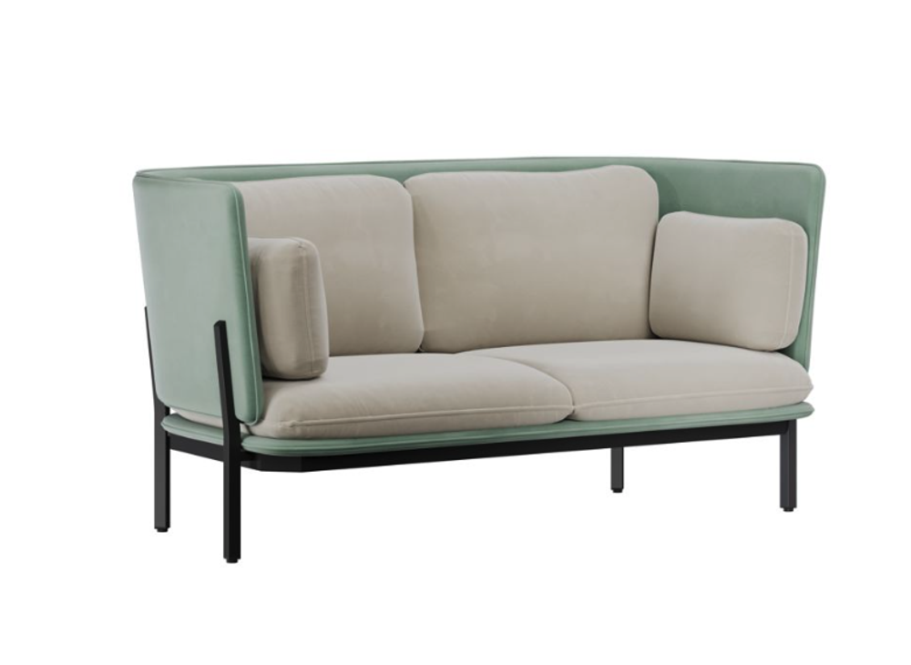 Диван двухместный с низкой спинкой СТАТО