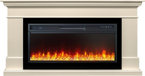 Каминокомплект California  - Слоновая кость (Высота 860) с очагом Vision 42 LED