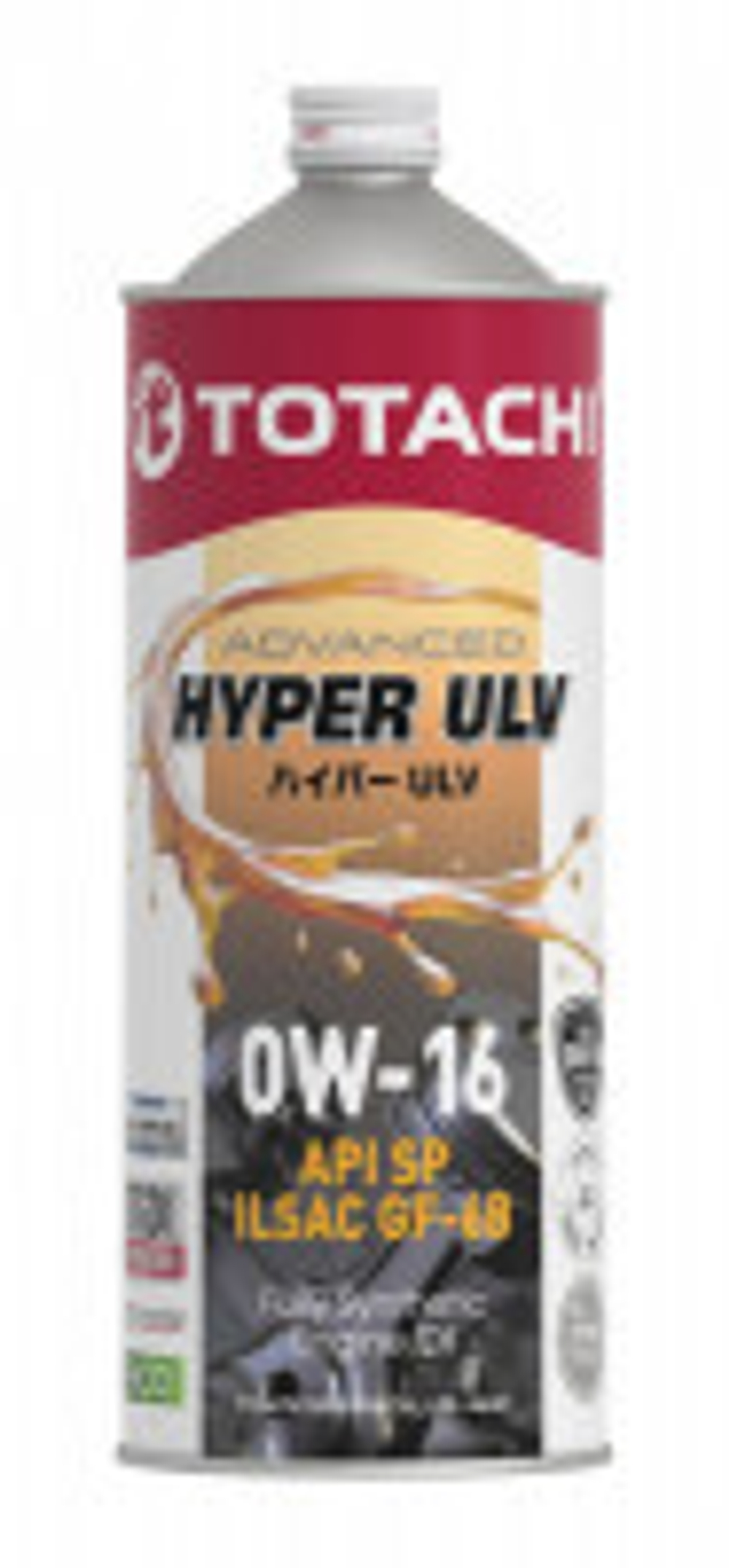 Моторное масло TOTACHI  HYPER ULV Fully Synthetic  SAE 0W-16  API SP, ILSAC GF-6B      1л