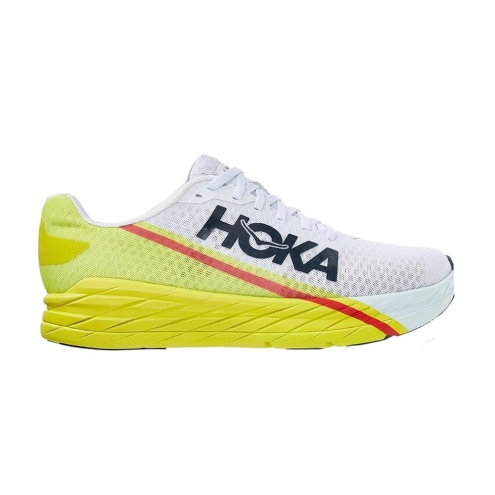 Кроссовки мужские HOKA M ROCKET X White / Evening Primrose9