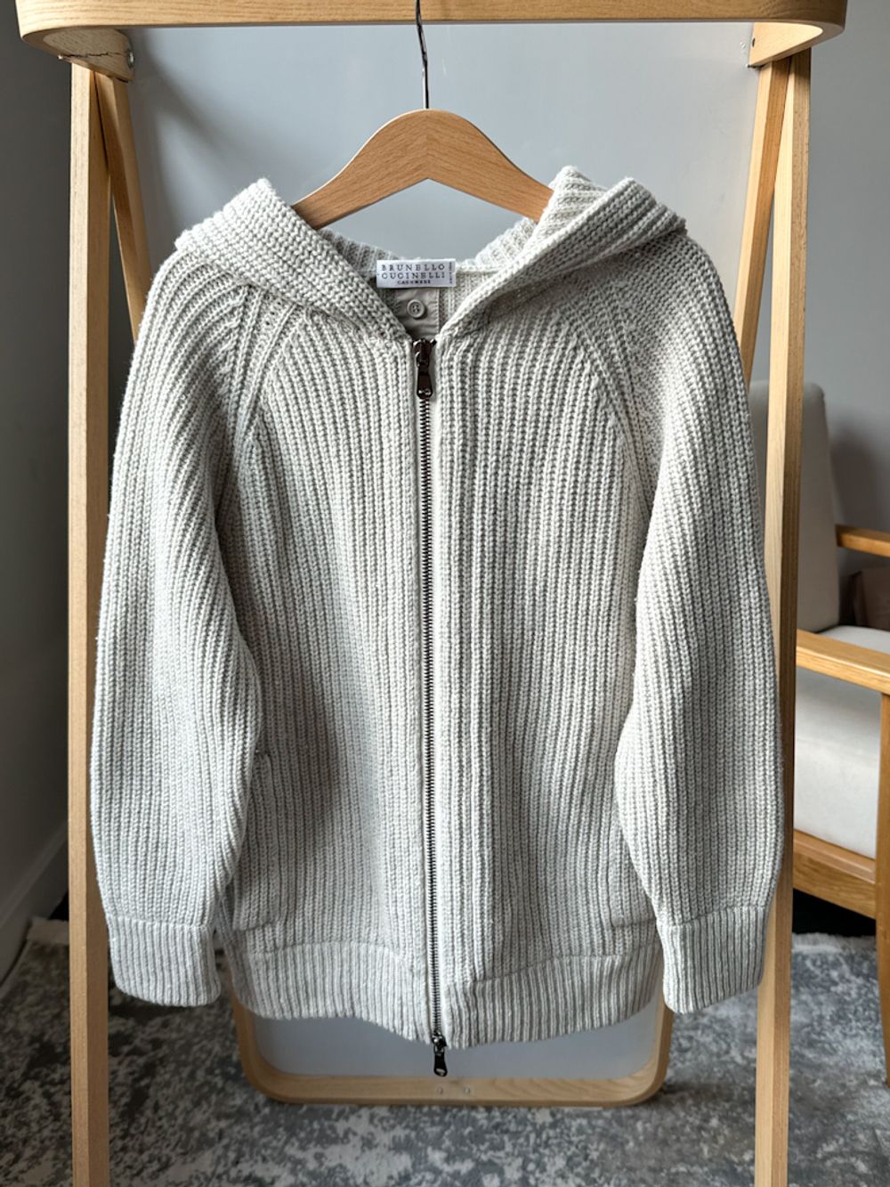 Вязаный кардиган из шерсти и кашемира Brunello Cucinelli, 116