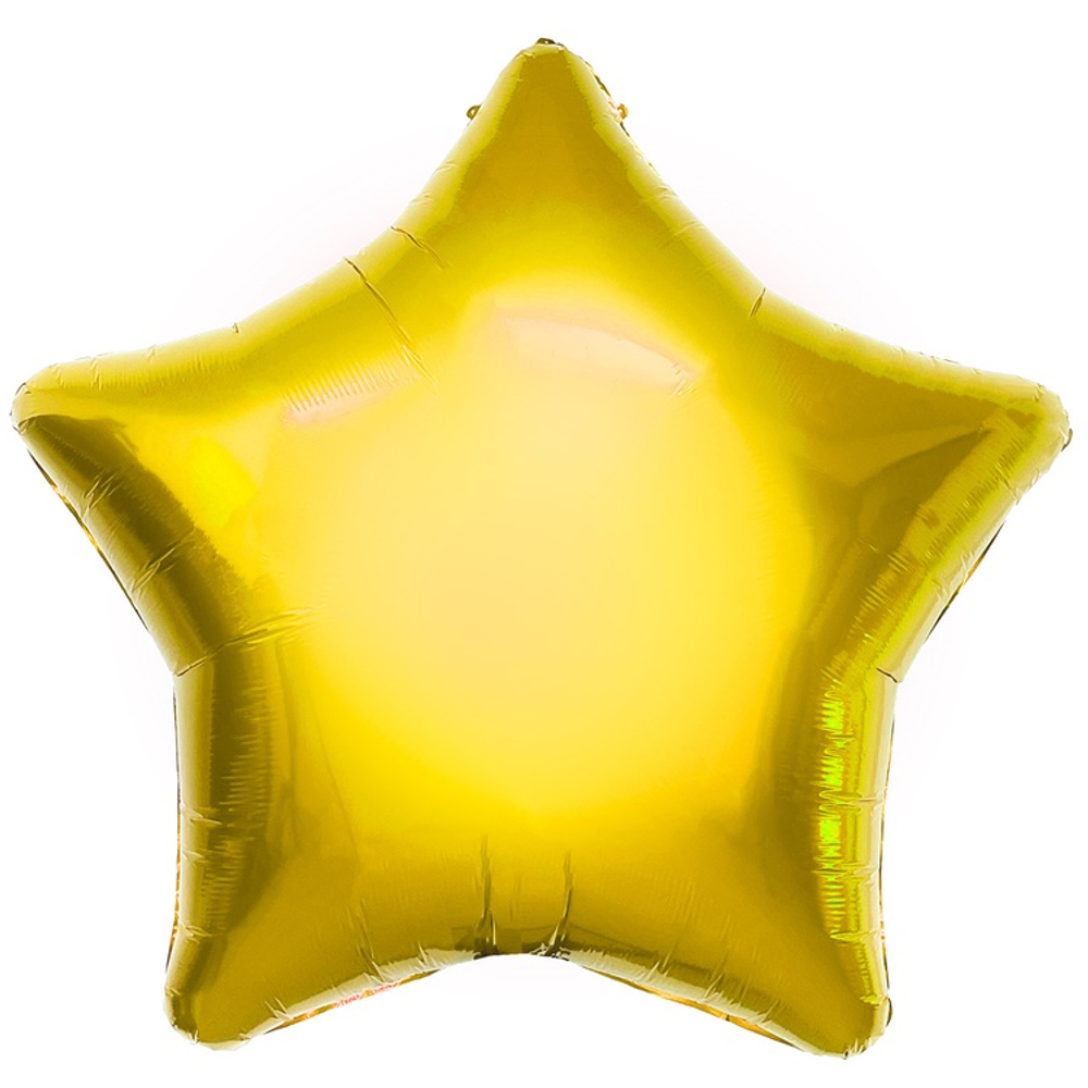 Шар фольгированный Звезда 173 см (Золотой)