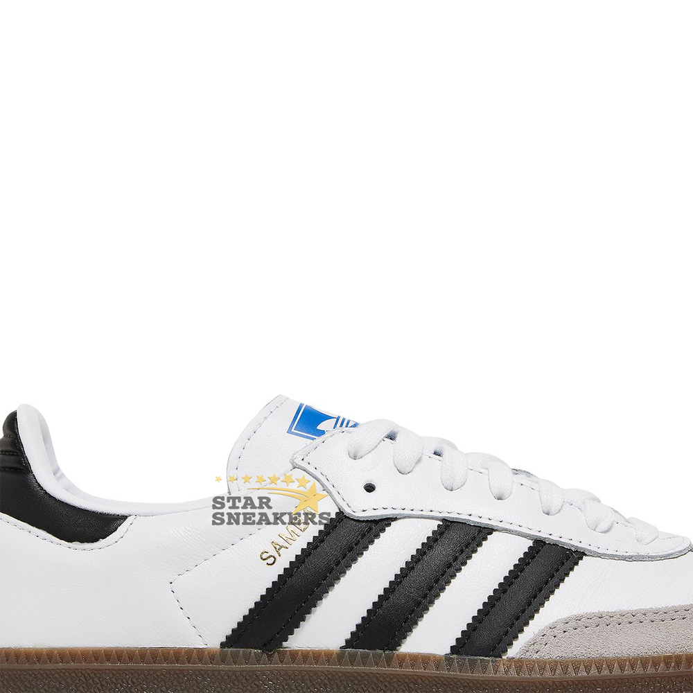 ADIDAS SAMBA OG White Black Gum