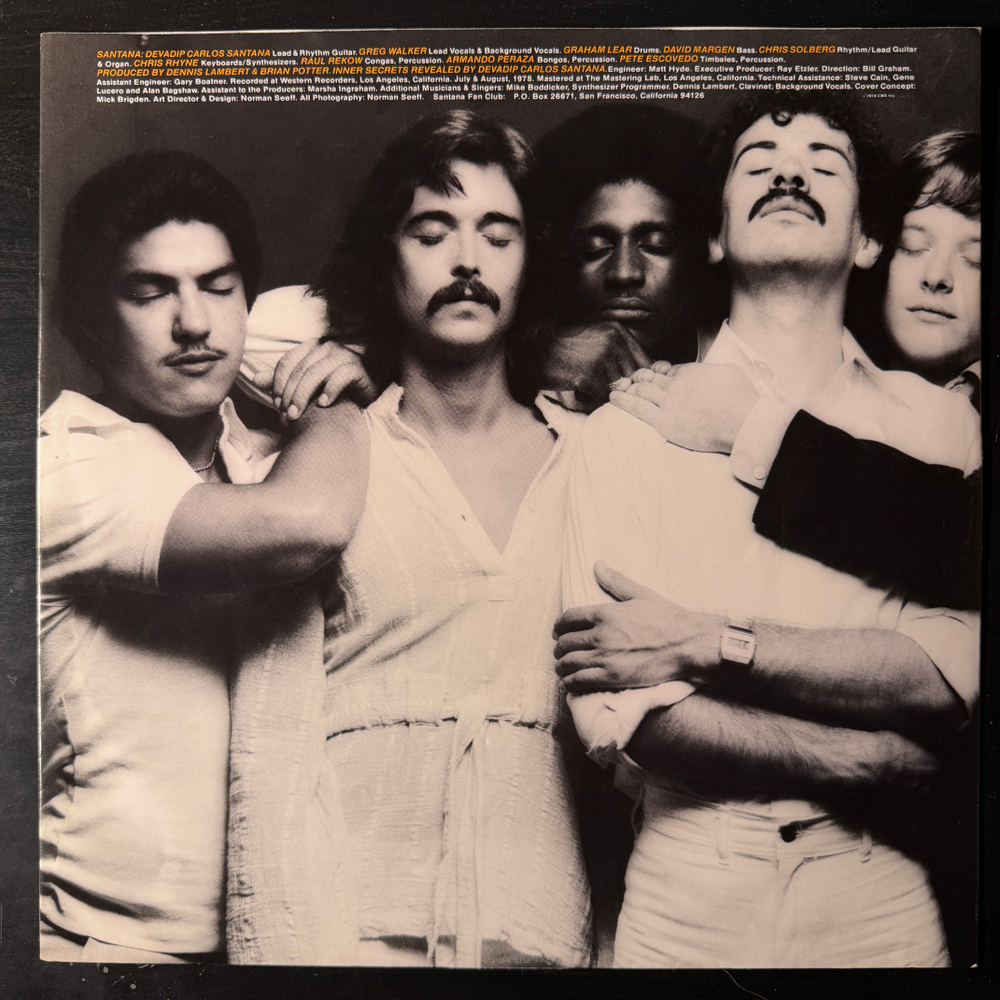 Santana ‎– Inner Secrets (Япония 1978г.) Т