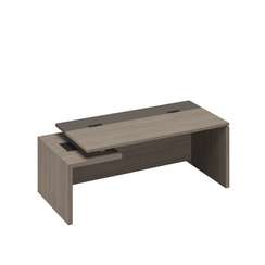 Стол руководителя с кабель-каналами левый РС 105 ДЧ/ЛС