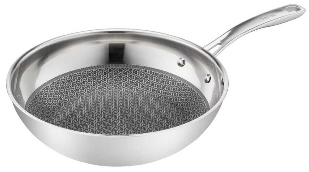 Сковорода-вок с крышкой Tefal Eternal Mesh Frypan 28 см E4971634
