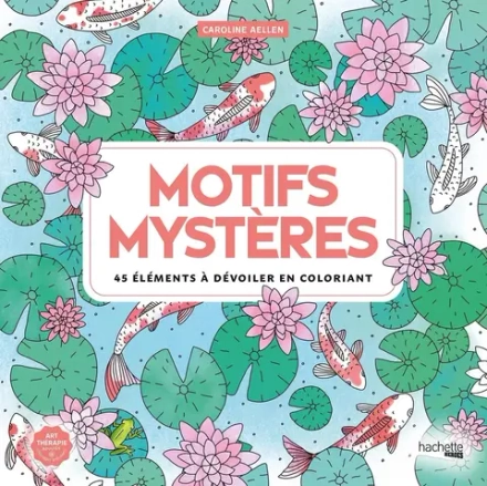 Hachette раскраска по номерам Motifs mystères
