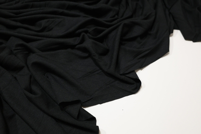 ЧЕРНЫЙ - Вискоза плотная ВОРТЕКС (КРВ670 Олеся)