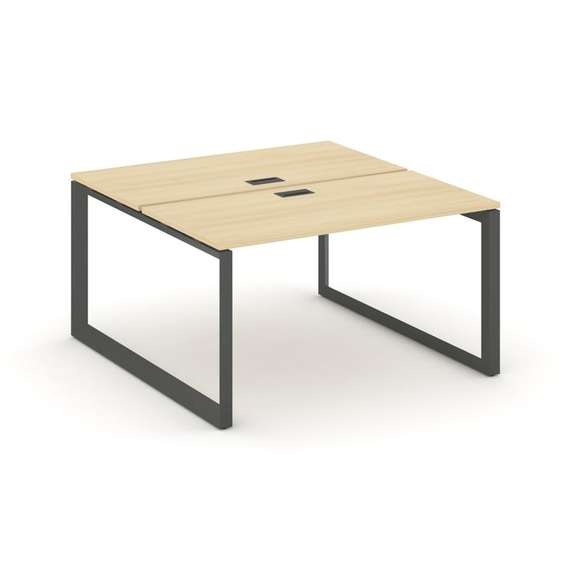 Style Project Рабочая станция двухсторонняя SN-59O.DRS-023 Акация Лорка/Металл Антрацит/Черный Заглу