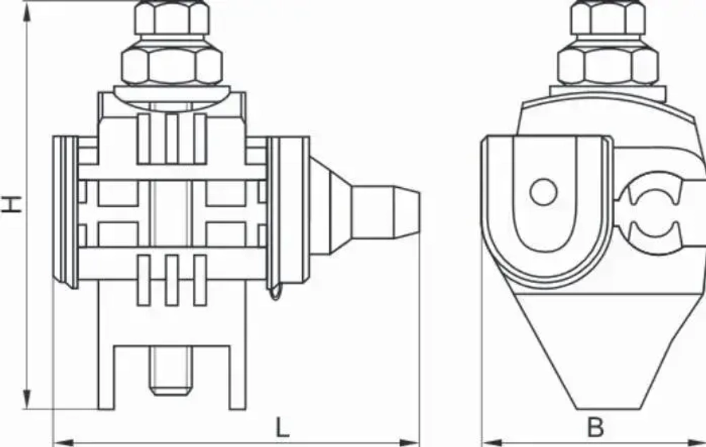 Зажим ответвительный IEK ЗОИ 16-70/1.5-10 мм2 (комплект из 2 шт.)