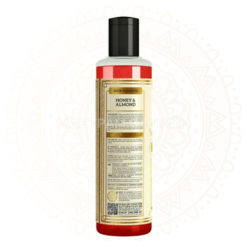 Шампунь для волос Khadi Natural Мед и Миндаль Honey Almond, 210 мл