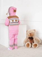 Костюм вязаный для малышей для новорожденных "Мишки"