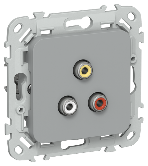 FLITE Розетка RCA РАрса-ФлС серый IEK