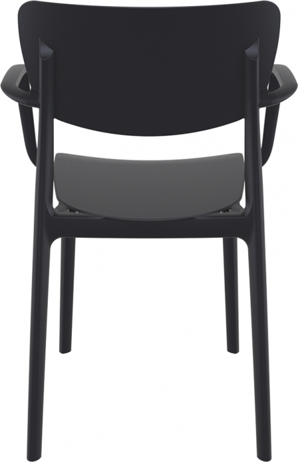 Кресло пластиковое Siesta Contract Lisa, черный
