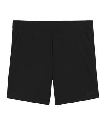 Мужские теннисные шорты BOSS Active Move 2в1 Шорты - черные