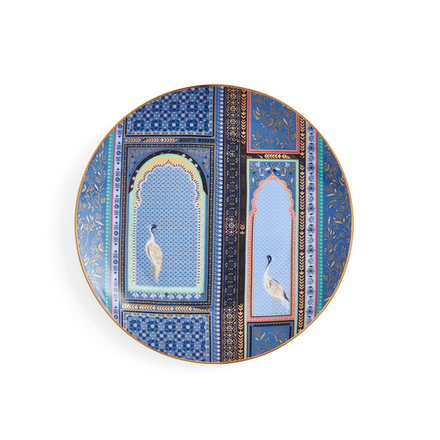 Portmeirion Sara Miller Индия Десертная тарелка 20 см Crane Mofif