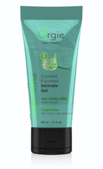 Съедобный интимный гель Orgie Lube Tube Cocktail Caipirinha - 50 мл.