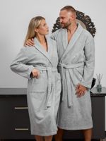 Халат женский Комфорт-3 Виотекс СВЕТЛО-СЕРЫЙ